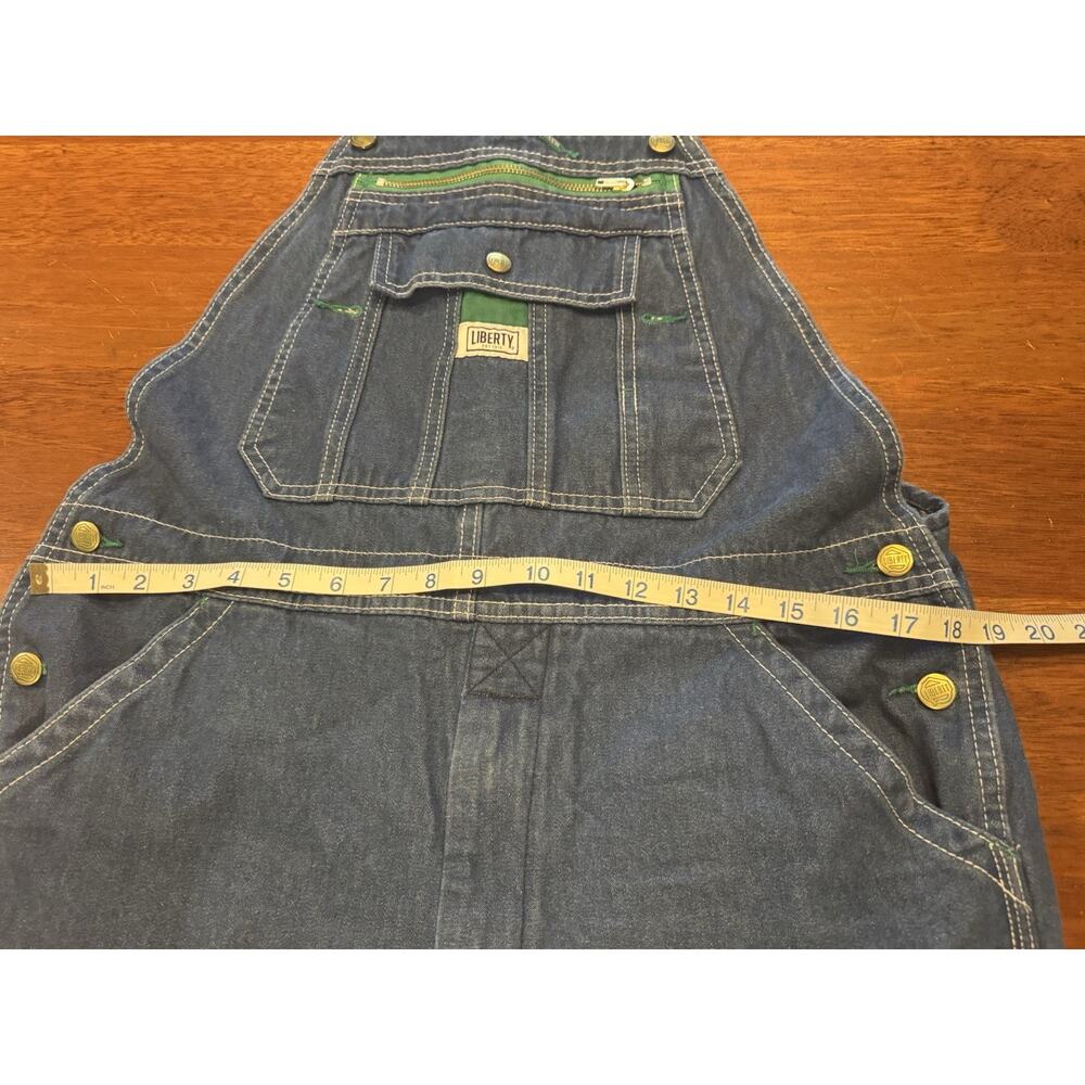 34 X 32 Liberty Overalls Blue Denim - Picture 5 of 12